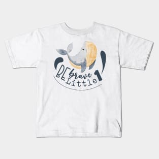 Watercolor Whale Kids T-Shirt